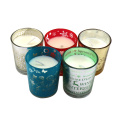 Christmas Soy candle Wax Glasses Jar For Sale
